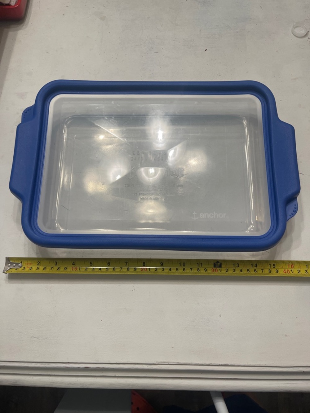 Anchor Clear Food Storage Container with Transparent Lid